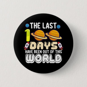 De laatste 100 dagen waren uit de wereld ronde button 5,7 cm