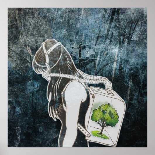 De laatste adem op aarde (BEWAAR HET BOSTER) Poster (Voorkant)