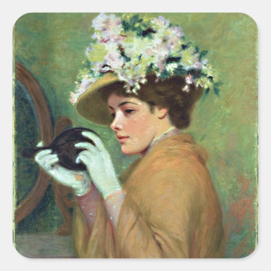 De laatste blik vierkante sticker (Voorkant)