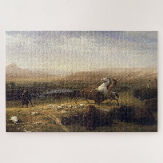 De laatste buffel legpuzzel (Horizontaal)