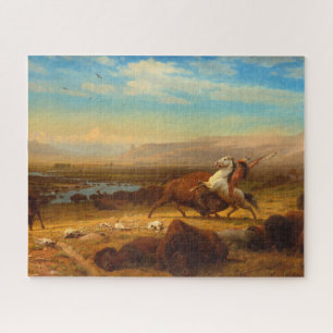 De laatste buffel van Albert Bierstadt Legpuzzel