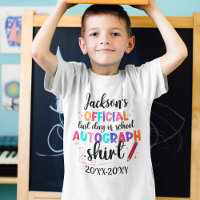 De laatste dag van de schoolhandtekeningen