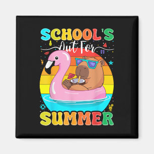 De laatste dag van de schoolleraar in de zomer magneet