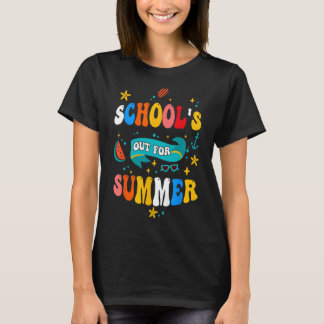 De laatste dag van de schoolschool in de klas t-shirt