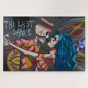 De laatste dansgraffiti-kunst legpuzzel