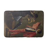 De laatste druppel bier voordat het feest eindigt badmat (Voorkant)