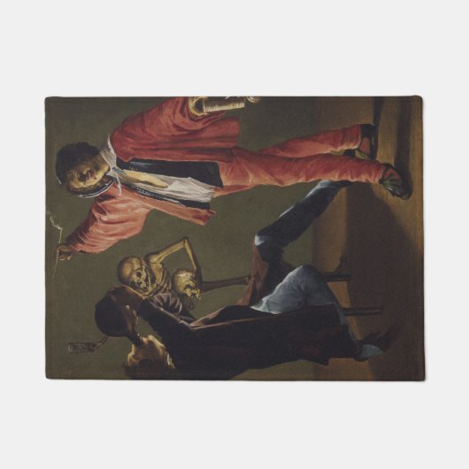 De laatste druppel bier voordat het feest eindigt deurmat (Voorkant)