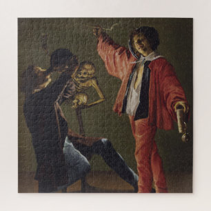 De laatste druppel bier voordat het feest eindigt legpuzzel