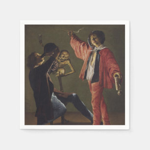 De laatste druppel bier voordat het feest eindigt servet