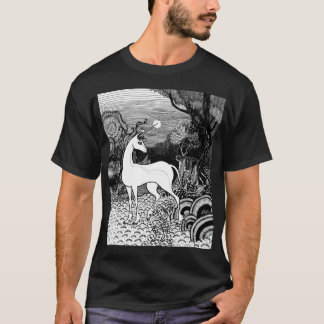 De Laatste Eenhoorn in de schaduw van de bosjongen T-shirt