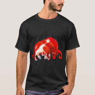 De Laatste Eenhoorn Verslaatthe Rode Stierfamilie T-shirt
