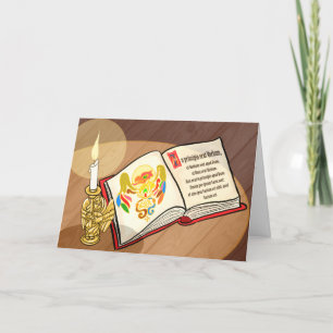 De laatste evangele kerstkaart feestdagen kaart