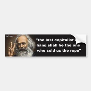 de laatste kapitalist bumpersticker