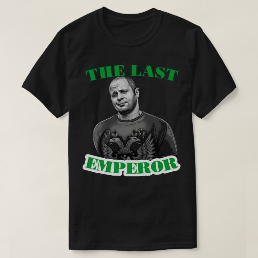 De laatste keizer Fedor Emelianenko T-shirt (Design voorkant)