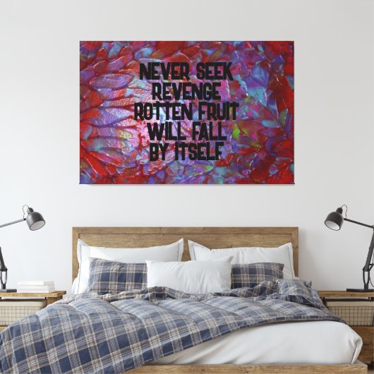 De laatste Laugh Canvas druk (Insitu (Slaapkamer))