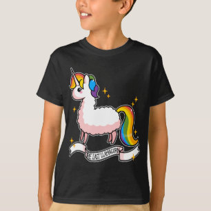 De laatste llamacorn t-shirt