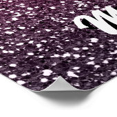 DE LAATSTE LOOP IS MIJN CARDIO GLITTER-TYPOGRAFIE POSTER (Hoek)