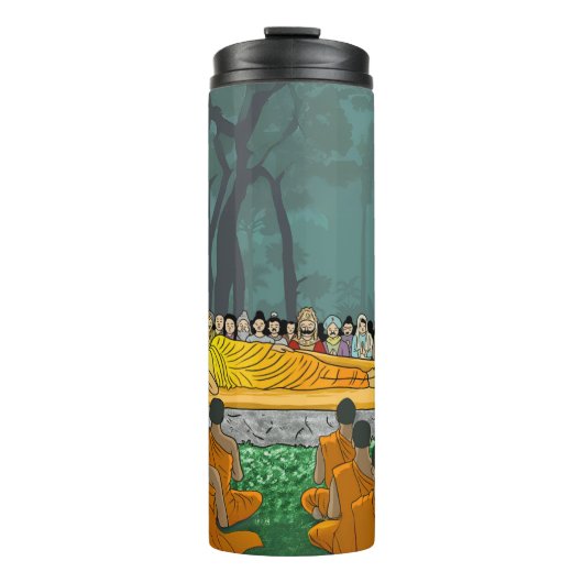 De laatste Nirvana Tumbler van Boeddha Thermosbeker (Voorkant)