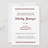 De laatste rit van de bruid kaart (Achterkant)