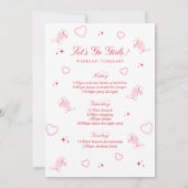 De laatste Rodeo Bachelorette Kaart (Achterkant)