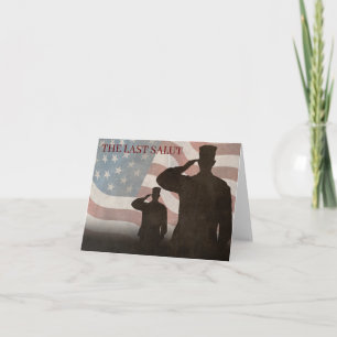 DE LAATSTE SALUT-VINTAGE KAART