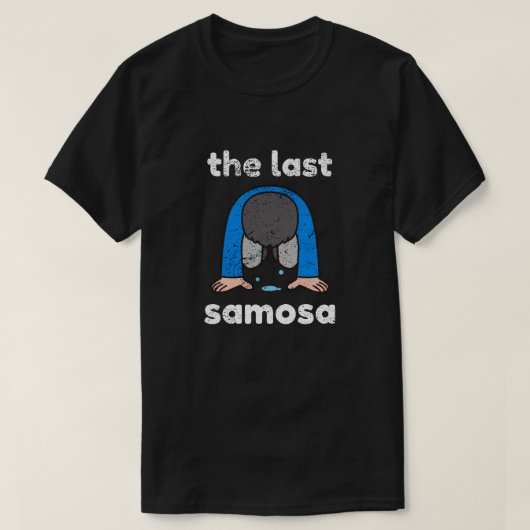 De laatste Samosa neef-gift - grappigheid T-shirt (Design voorkant)