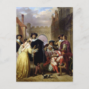 De laatste scène van "Les Fourberies de Scapin" Briefkaart