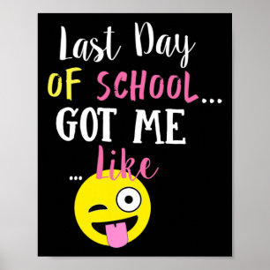 De laatste schooldag bracht me zo - poster