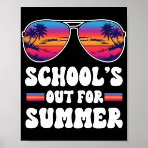 De laatste schooldag is uit voor Summer Teacher Bo Poster