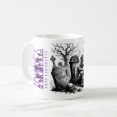 De laatste sigaret van de zombie koffiemok (Voorkant links)