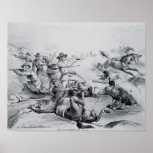De laatste slag om generaal Custer Poster