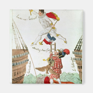 De laatste sprong van een groot Man, 1815 Magneet