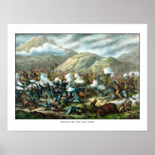De laatste standaard van Custer Poster