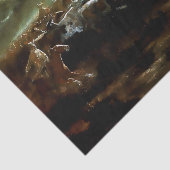 “De laatste stelling” Westerse kunst van Charles M Tissuepapier (Detail)