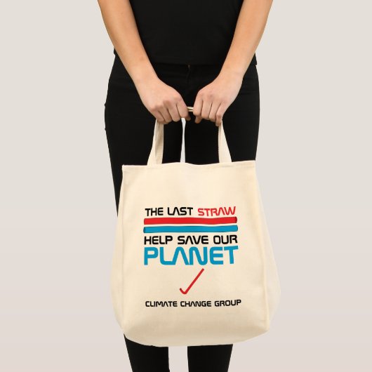 De laatste strook, klimaatveranderingszak voor het tote bag (Voorkant (product))