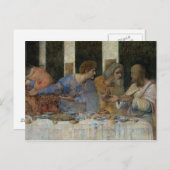 De laatste Supper, 1495-97 Briefkaart (Voorkant / Achterkant)