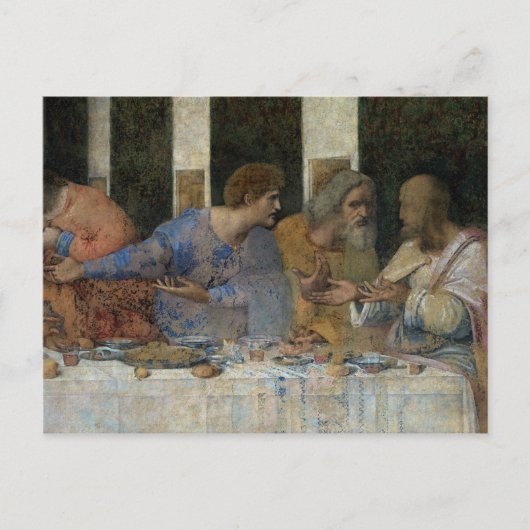 De laatste Supper, 1495-97 Briefkaart (Voorkant)