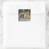 De laatste Supper, 1495-97 Vierkante Sticker (Tas)