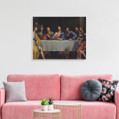 De laatste Supper, 1648 Canvas Afdruk (Insitu (Woonkamer))