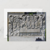 De laatste Supper Gravestone Briefkaart (Voorkant / Achterkant)