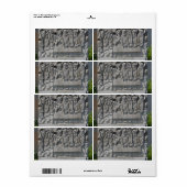 De laatste Supper Gravestone Etiket (Full Sheet)