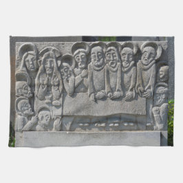 De laatste Supper Gravestone Theedoek