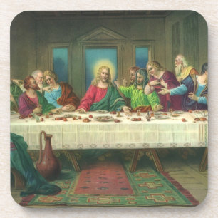 De laatste Supper oorspronkelijk door Leonardo da Onderzetter