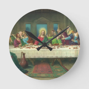 De laatste Supper oorspronkelijk door Leonardo da Ronde Klok