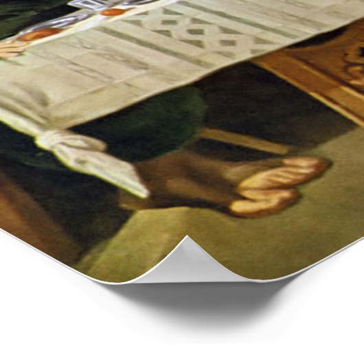 De laatste Supper Print (Hoek)