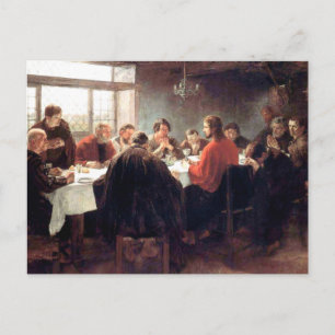 De laatste Supper van Fritz Von Uhde 1886 Briefkaart