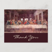 De laatste Supper van Leonardo da Vinci Briefkaart (Voorkant)