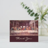 De laatste Supper van Leonardo da Vinci Briefkaart (Staand voorkant)