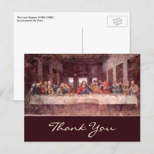 De laatste Supper van Leonardo da Vinci Briefkaart