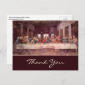 De laatste Supper van Leonardo da Vinci Briefkaart (Voorkant / Achterkant)